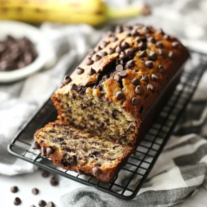 Chocolate Chip Banana Bread Recipe: Easy & Moist