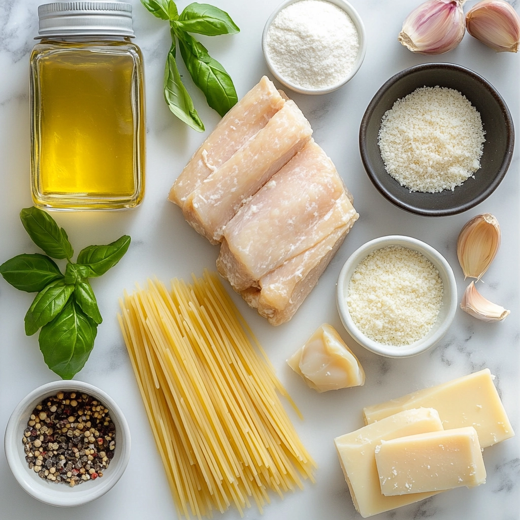 Garlic Parmesan Chicken Pasta recipe : Flavorful