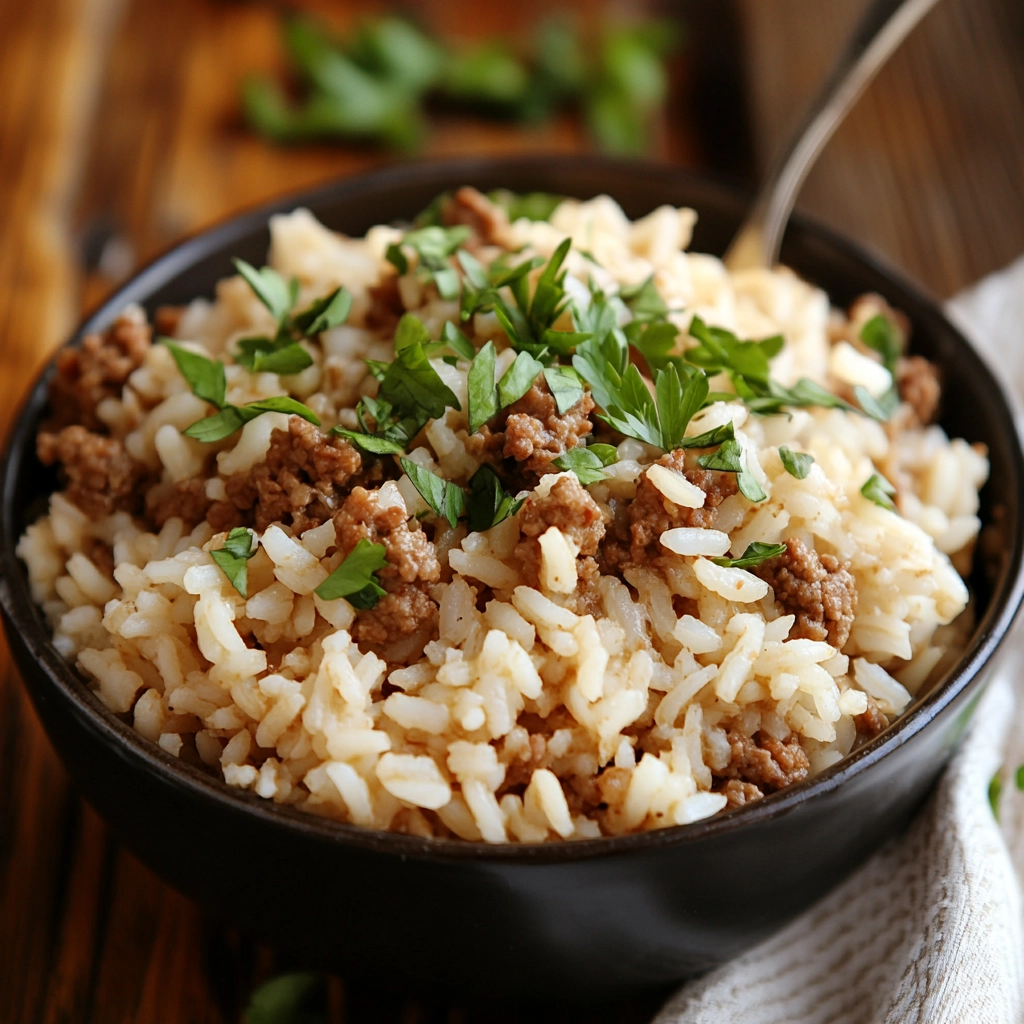 Ground Beef and Rice Recipe for a Quick Meal