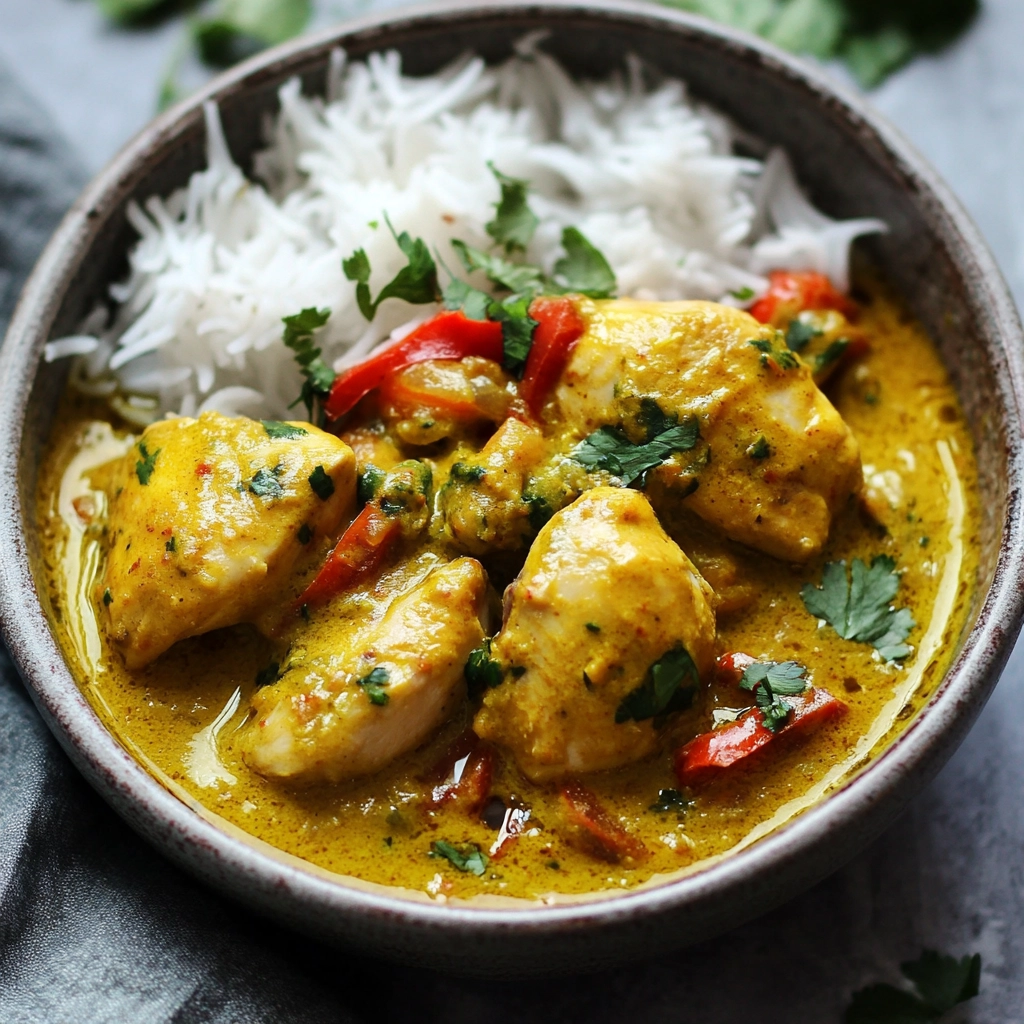 Creamy Chicken Curry with Coconut Milk Recipe