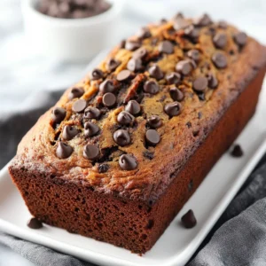 Chocolate Chip Banana Bread Recipe - Easy & Delicious