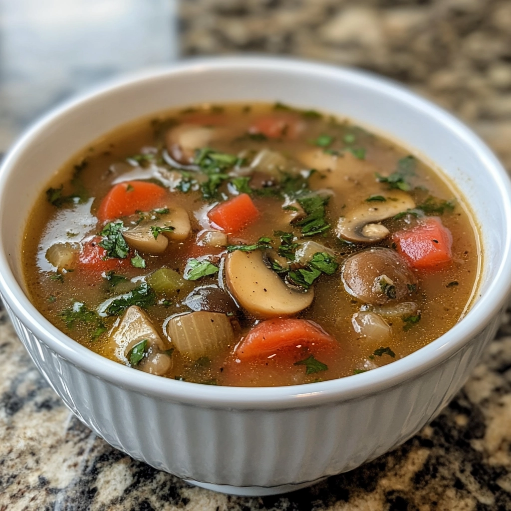 Creamy Mushroom Soup - Easy & Delicious