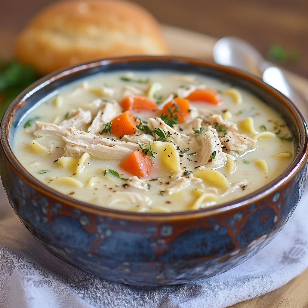 Creamy Chicken Noodle Soup Recipe: Easy to Make