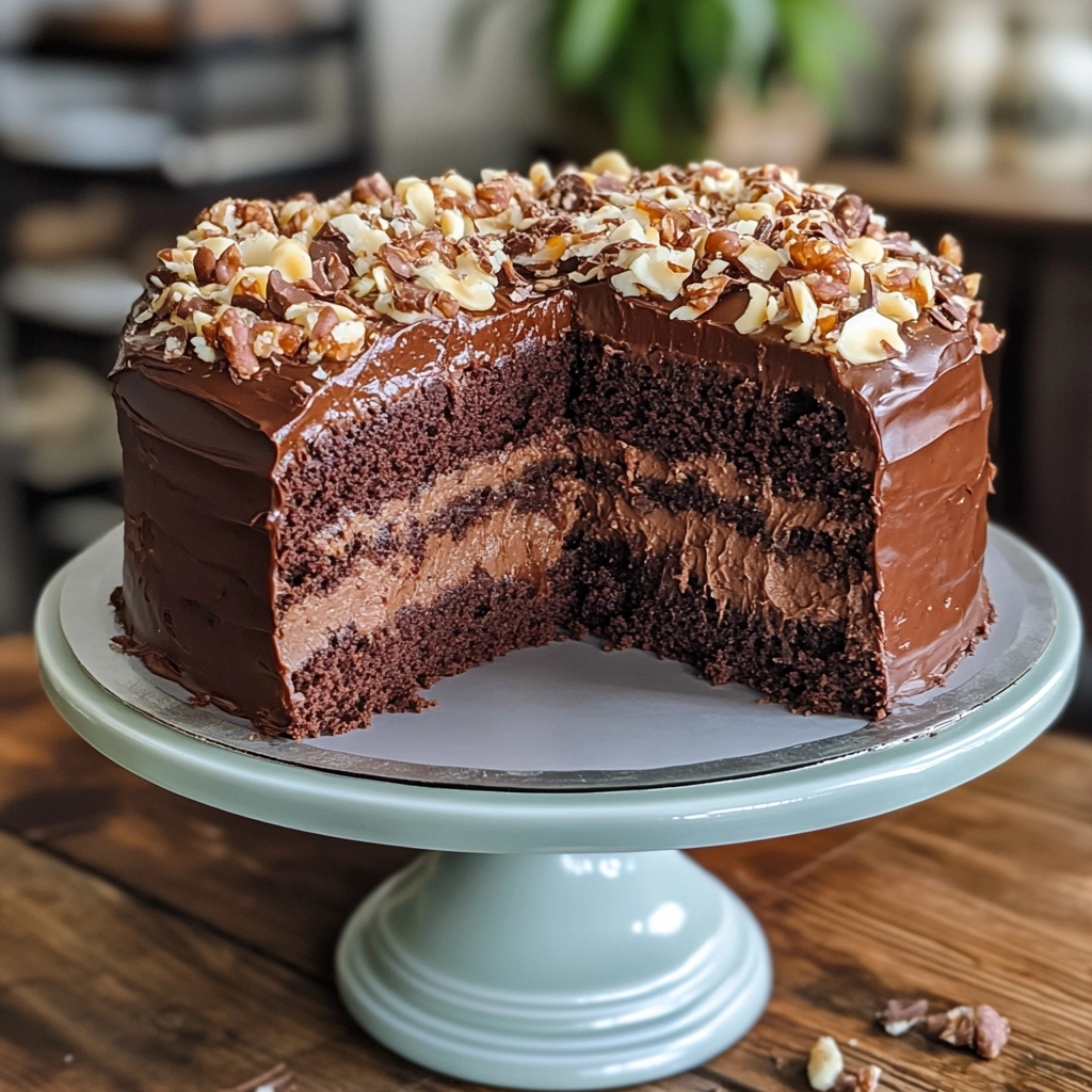 German Chocolate Cake Recipe :Decadent with Coconut