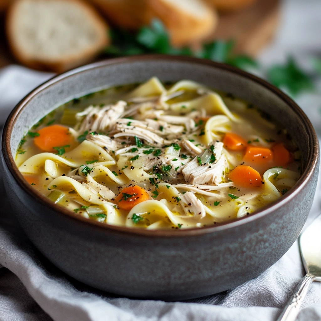 Chicken Noodle Soup Recipe | Comforting & Homemade