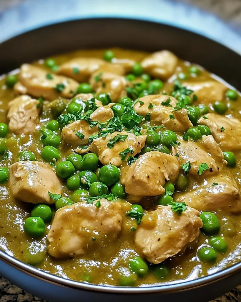 Delicious Chicken and Peas Recipe