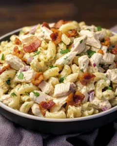 Chicken Bacon Ranch Pasta Salad – Easy & Flavorful Recipe