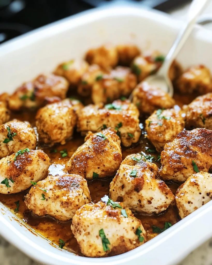 Easy Family Recipes: Baked Chicken Bites