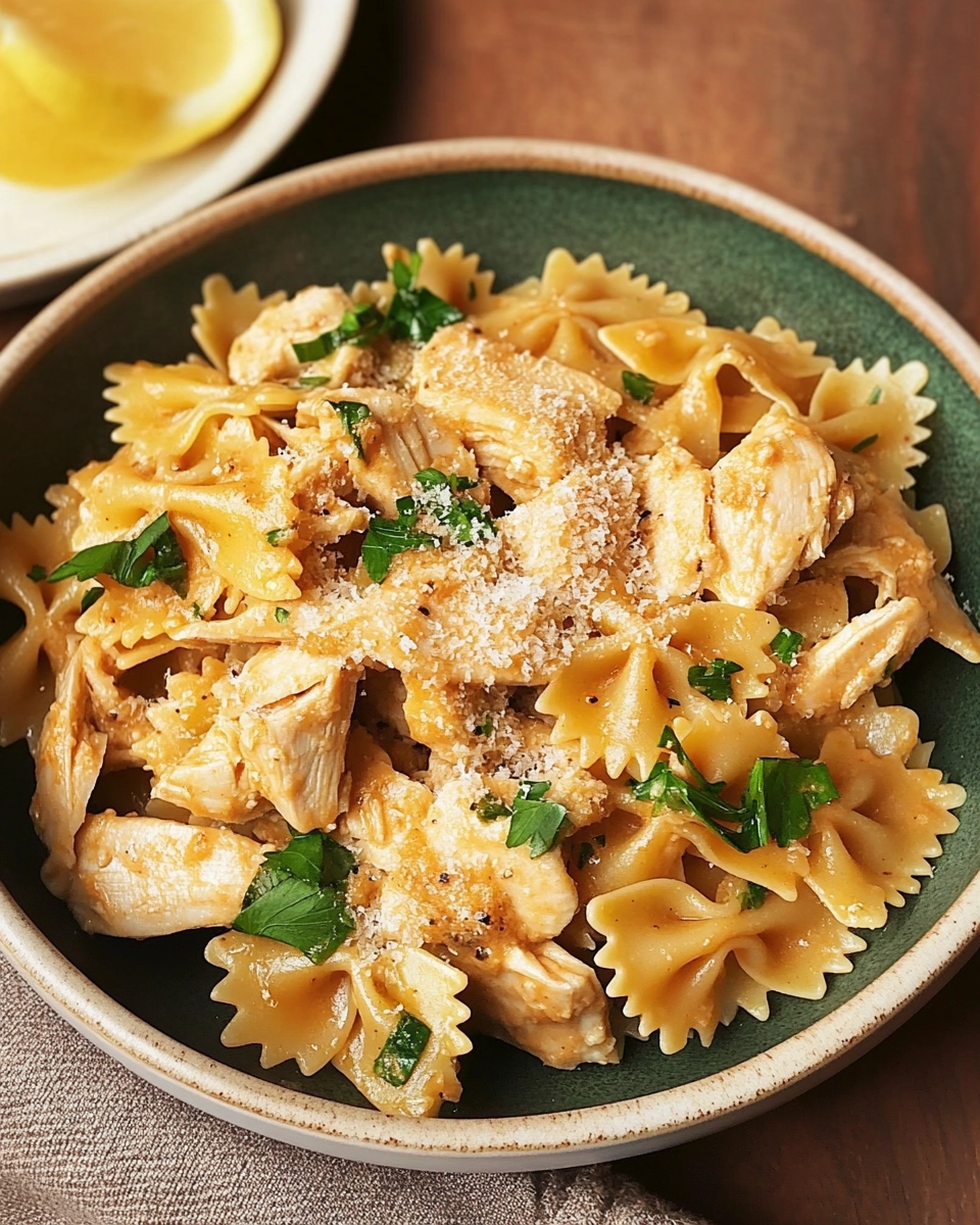 Easy Chicken and Bow Tie Pasta Recipe