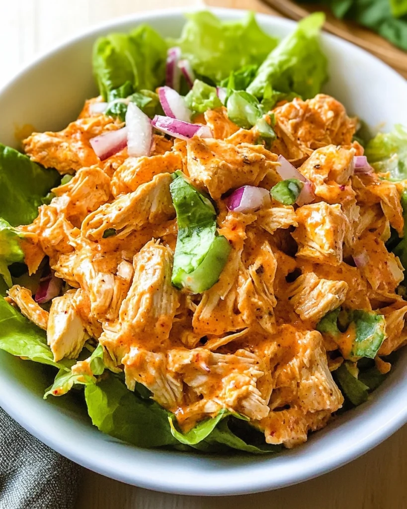 Easy Buffalo Chicken Salad Recipe