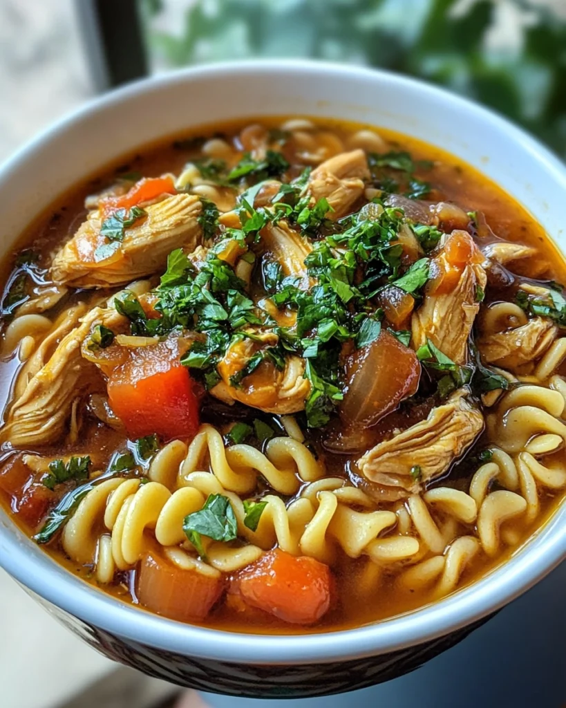 Classic Jamaican Chicken Noodle Soup Recipe