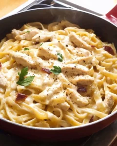 Easy Chicken Alfredo with Jar Sauce