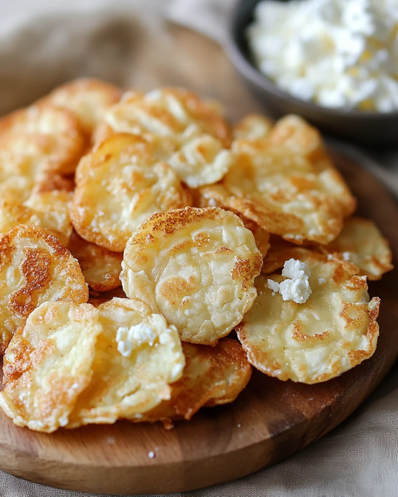 Delicious Cottage Cheese Chips : Crispy & Low-Carb