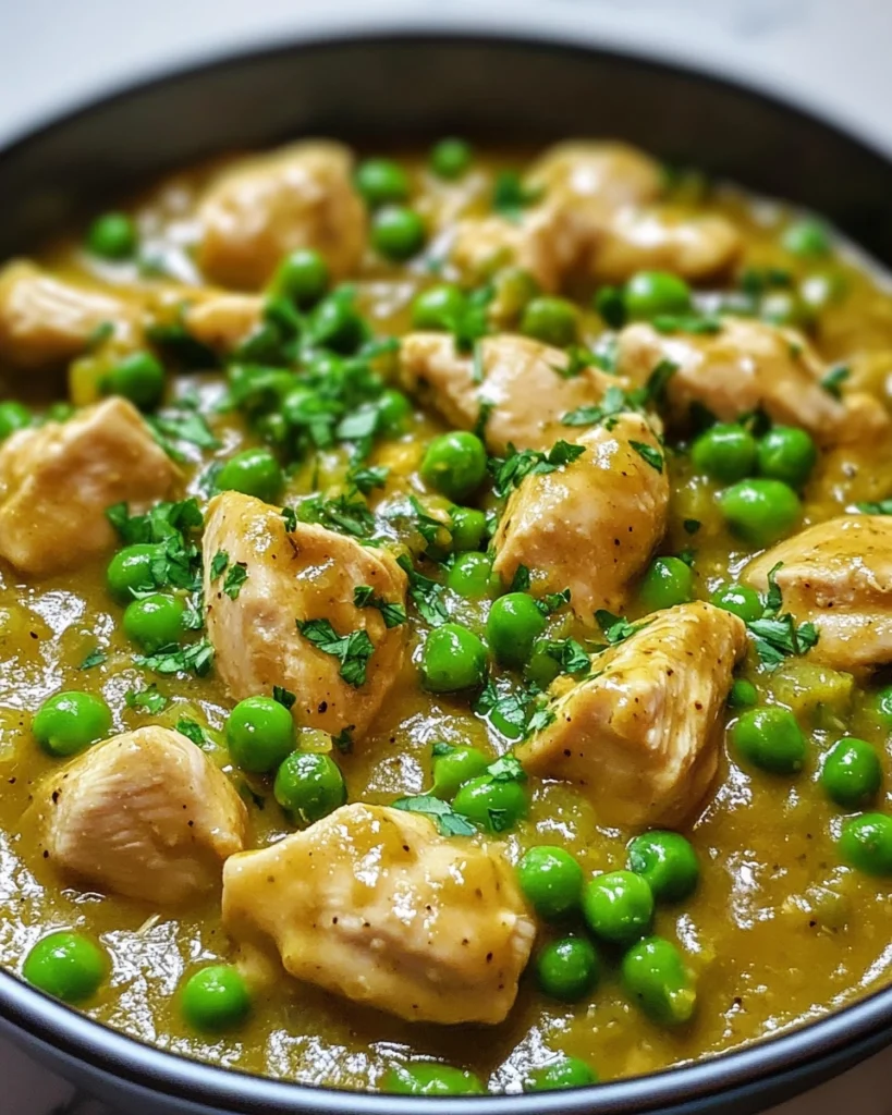 Delicious Chicken and Peas Recipe