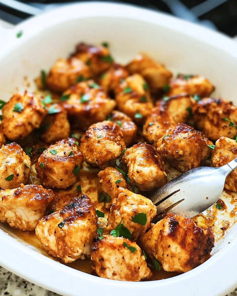 Easy Family Recipes: Baked Chicken Bites