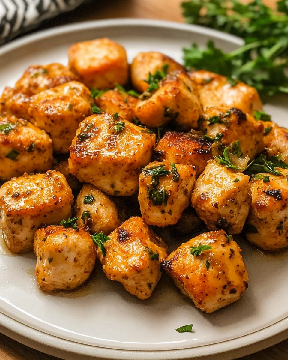 Keto Garlic Butter Chicken Bites – Easy & Low-Carb
