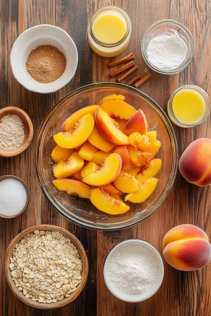 Best Peach Crisp Recipe with Oat Topping