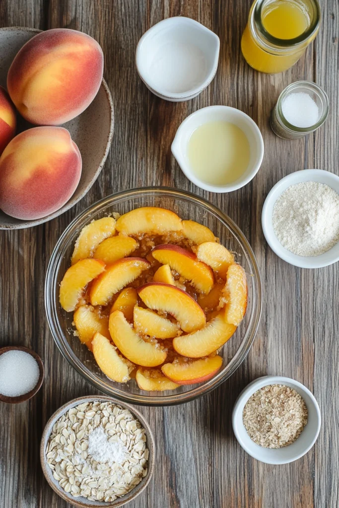 Best Peach Crisp Recipe with Oat Topping