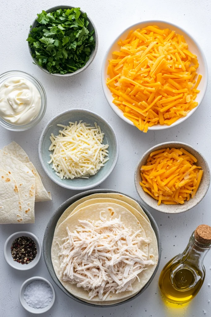 Cheesy Garlic Chicken Wraps – Quick & Flavorful