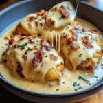 Creamy Beer Cheese Chicken with Bacon