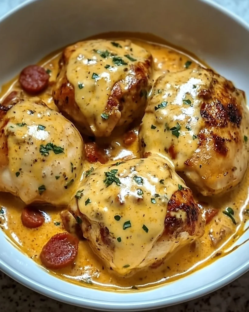 Creamy Chicken & Chorizo Sauce Recipe