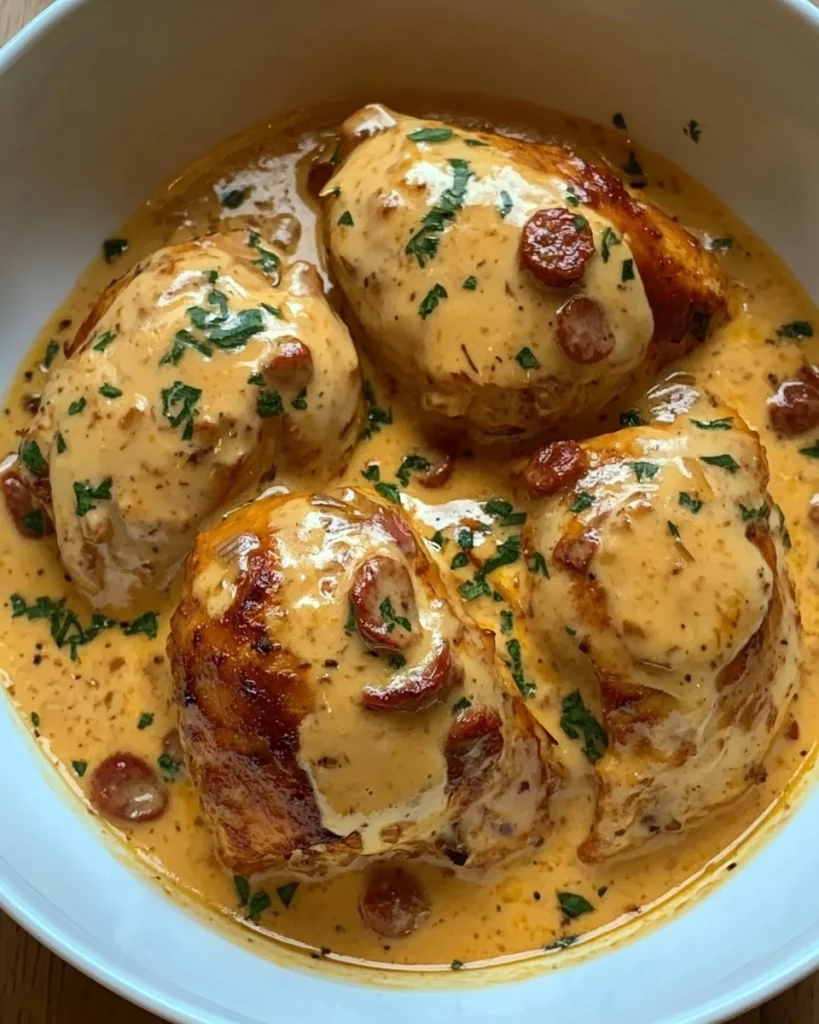 Creamy Chicken with Chorizo Sauce image3