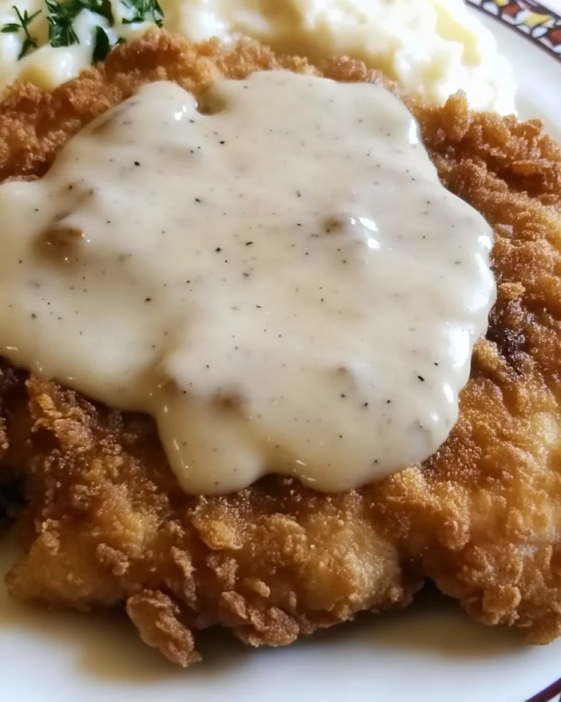 Crispy Chicken Fried Steak with Country Gravy