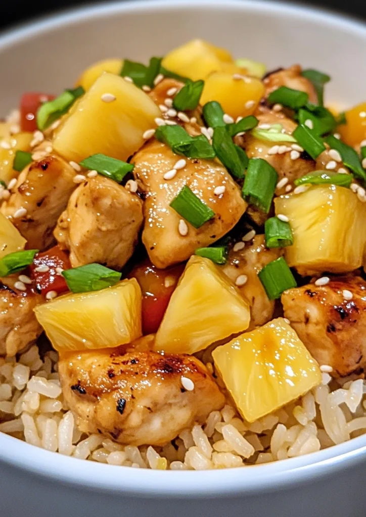 Easy Pineapple Chicken and Rice