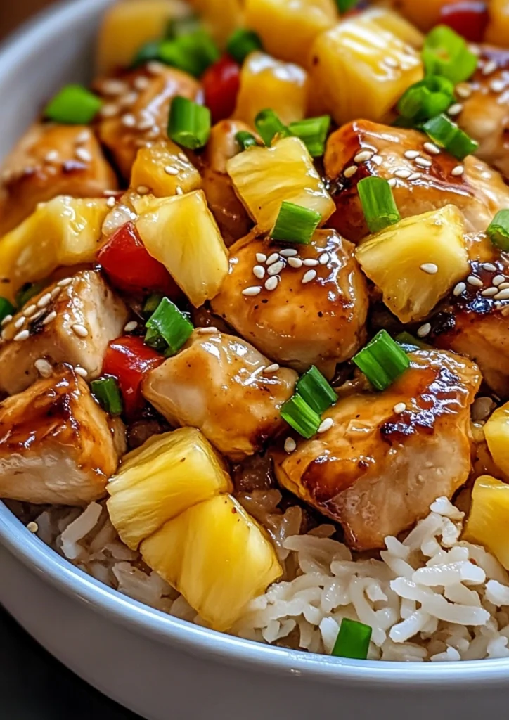 Easy Pineapple Chicken and Rice