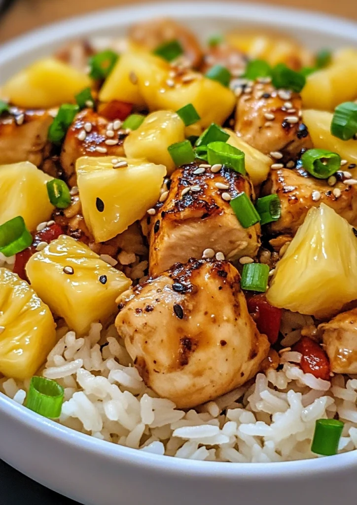 Easy Pineapple Chicken and Rice