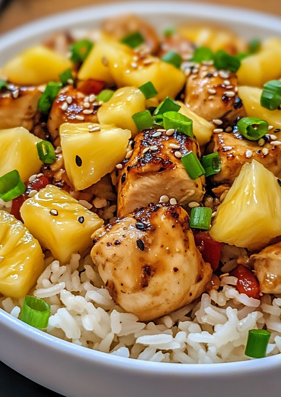 Easy Pineapple Chicken and Rice