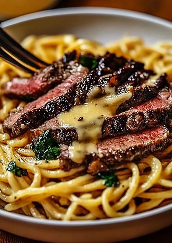 Garlic Butter Steak Lightning Noodles image 3