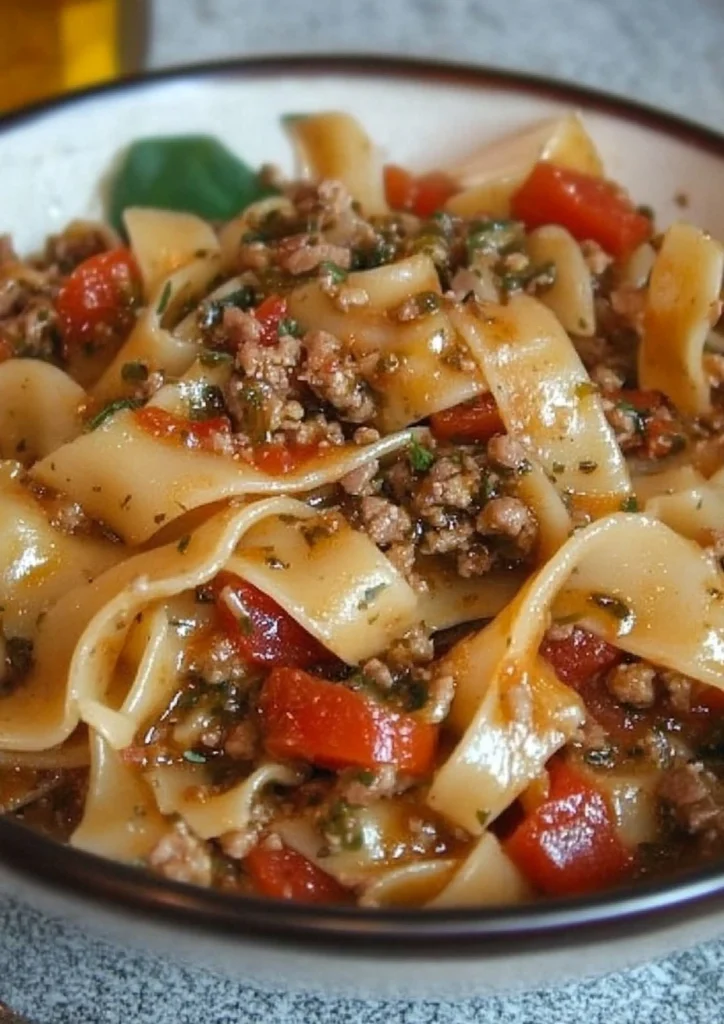 Italian Drunken Noodles