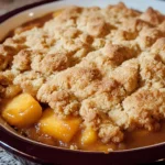 Lower Sugar Peach Cobbler Recipe - Healthy & Delicious