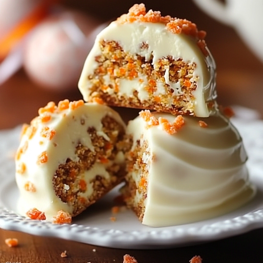 Carrot Cake Lindor Truffles – Easy & Delicious