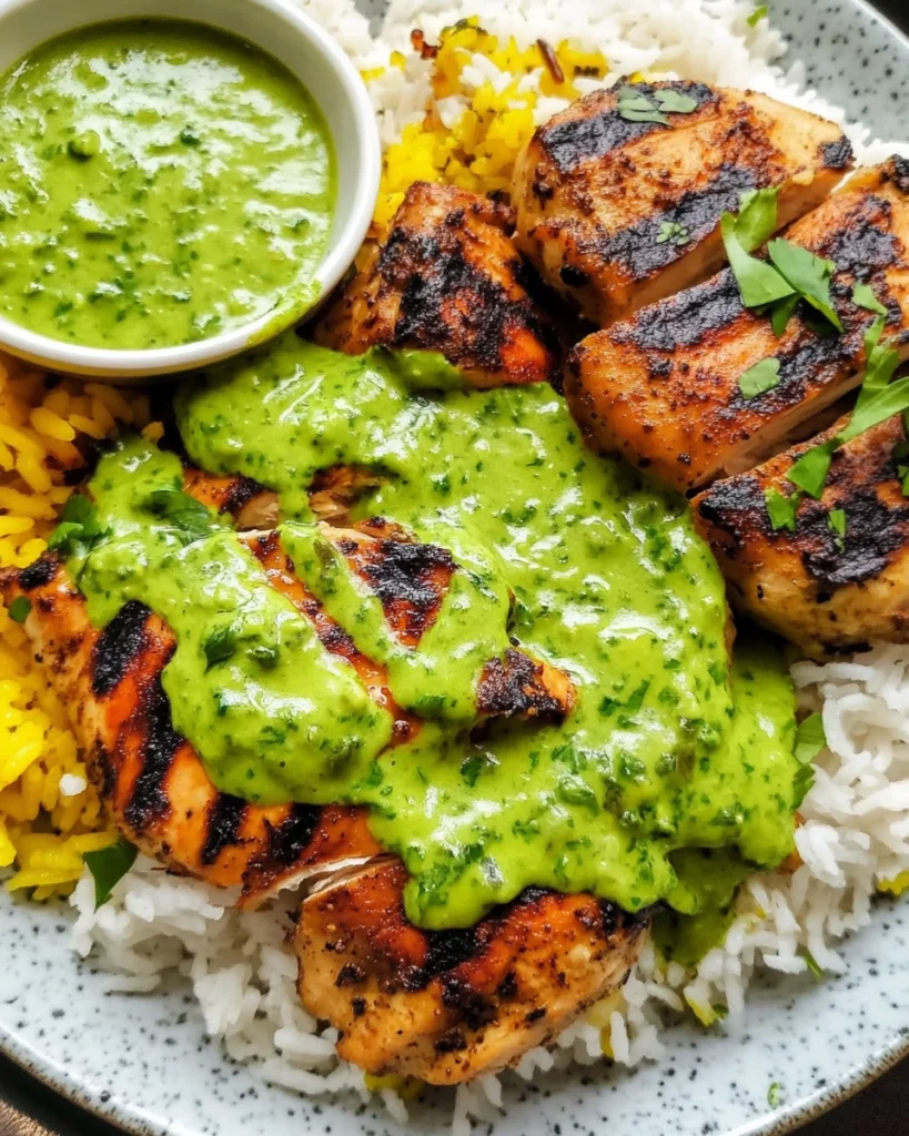 Peruvian Chicken & Rice with Green Sauce Recipe