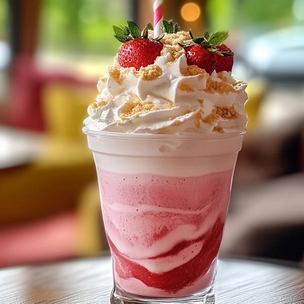 Refreshing Strawberry Cream Frappuccino image 1