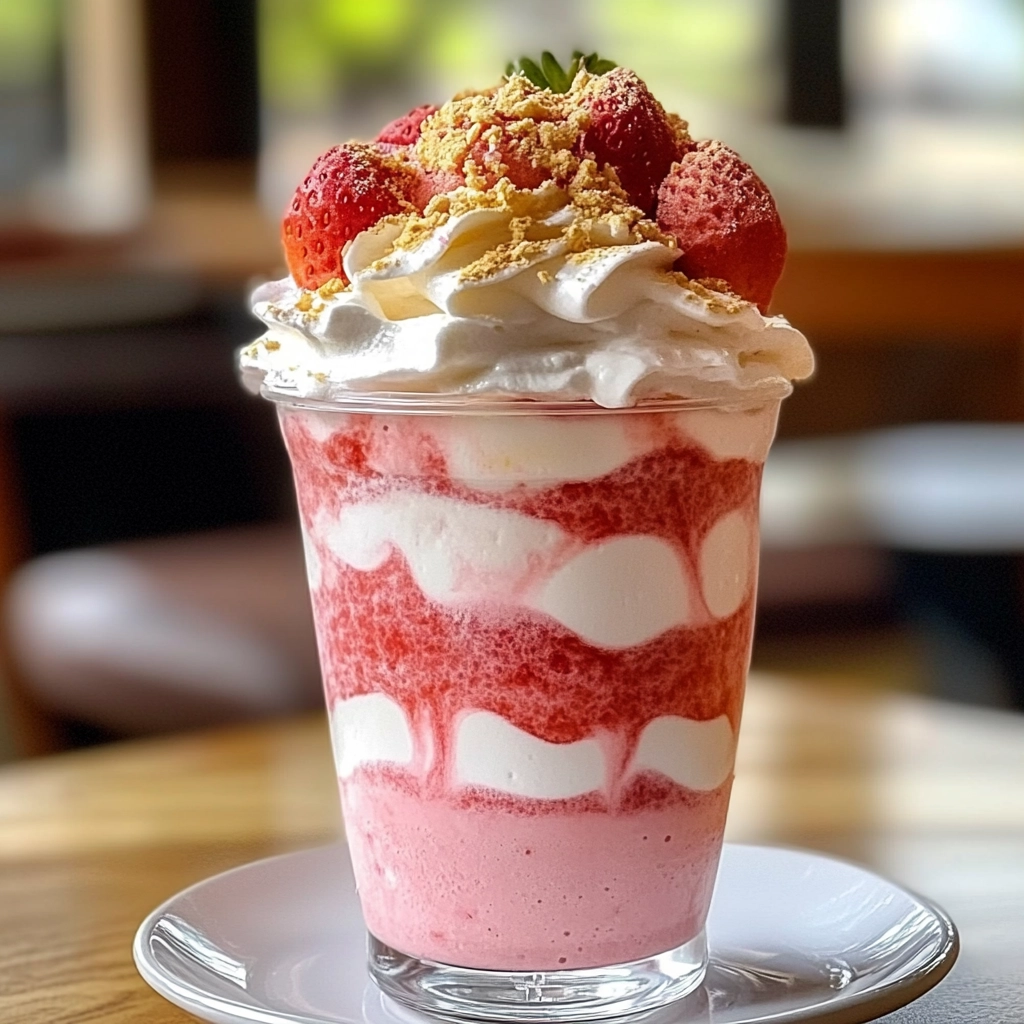 Refreshing Strawberry Cream Frappuccino image 2