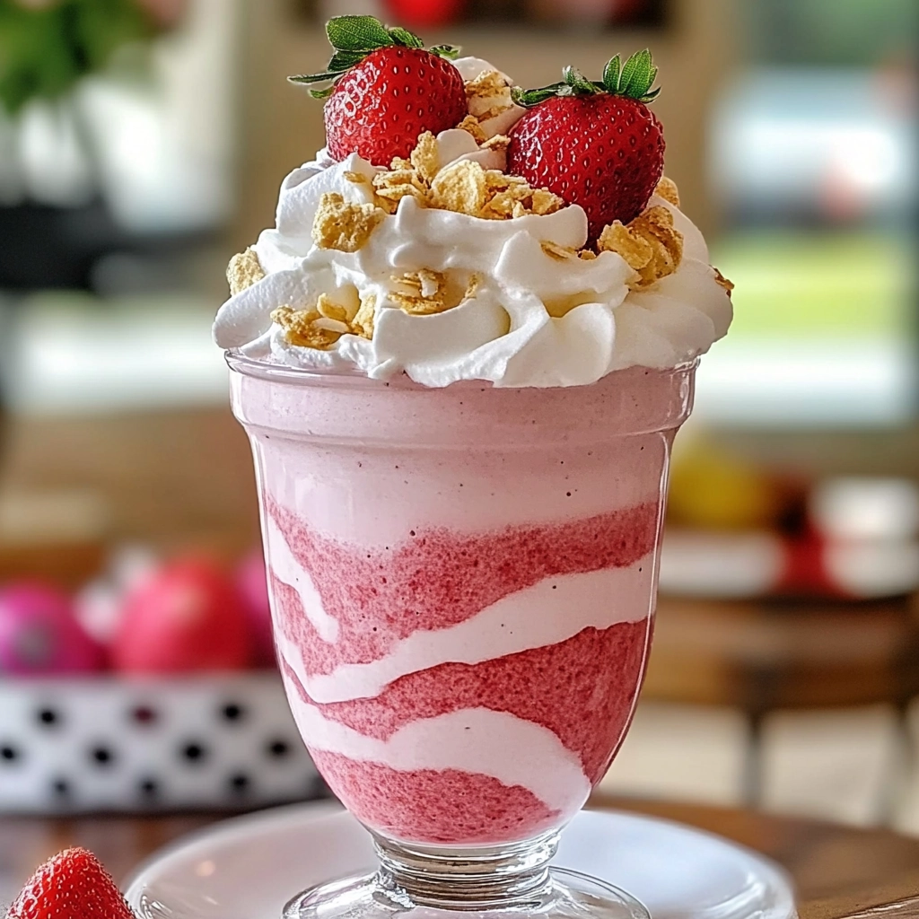 Strawberry Cream Frappuccino – Easy & Refreshing