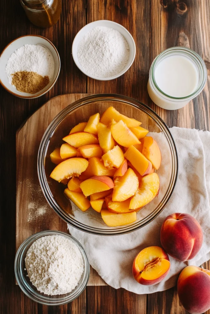 Southern Peach Cobbler with Fresh Peaches – Easy Recipe