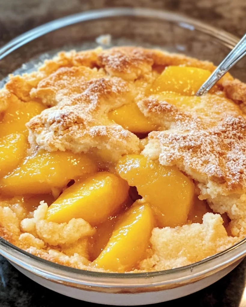 Southern Peach Cobbler with Fresh Peaches – Easy Recipe