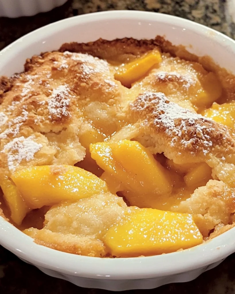 Southern Peach Cobbler with Fresh Peaches – Easy Recipe