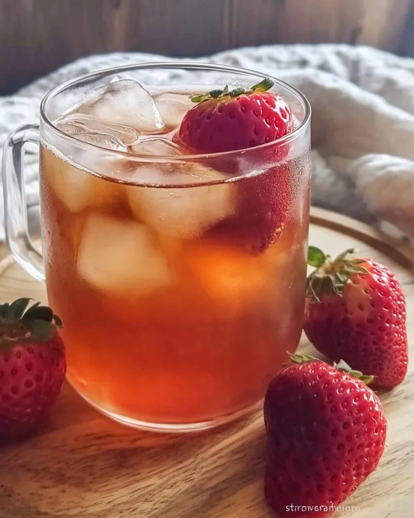 Strawberry Sweet Tea Recipe | Refreshing & Easy