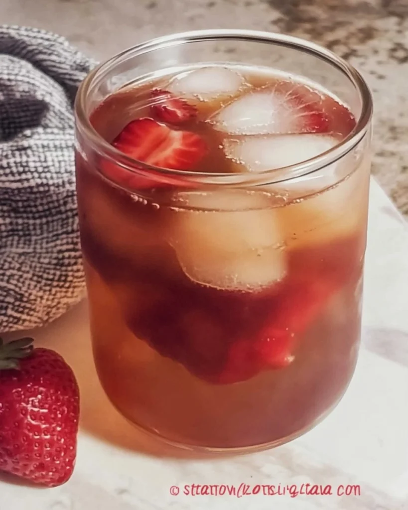 Strawberry Sweet Tea Recipe | Refreshing & Easy