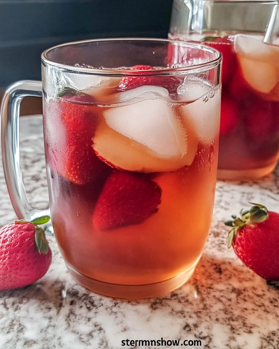 Strawberry Sweet Tea Recipe | Refreshing & Easy