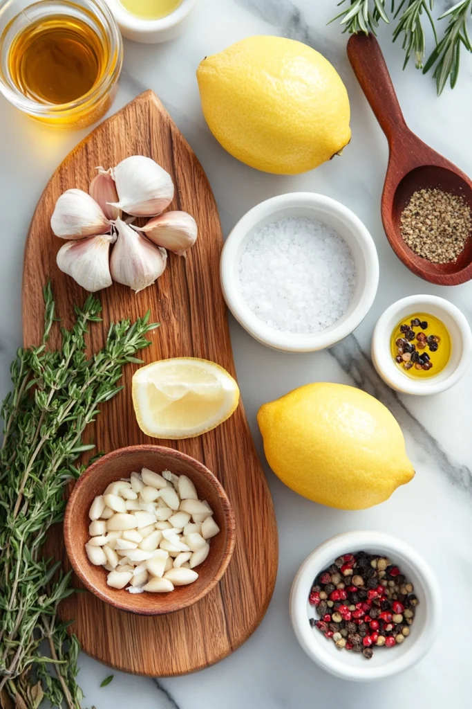 Tuscan Marinade with Lemon, Garlic and Herbs
