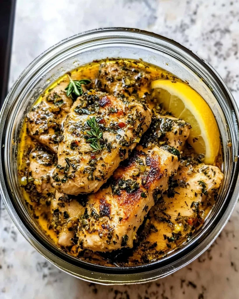 Tuscan Marinade with Lemon, Garlic and Herbs