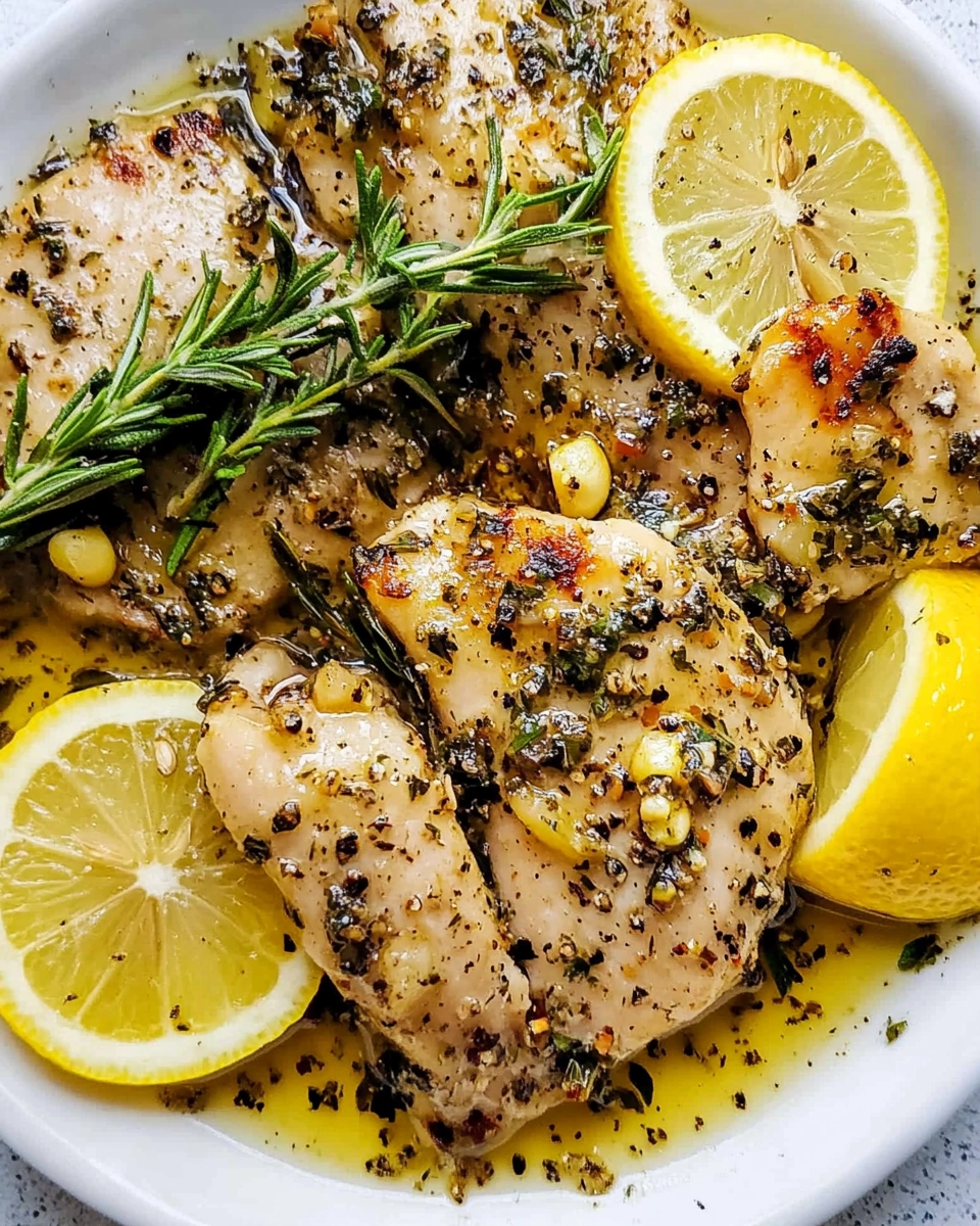 Tuscan Marinade with Lemon, Garlic and Herbs