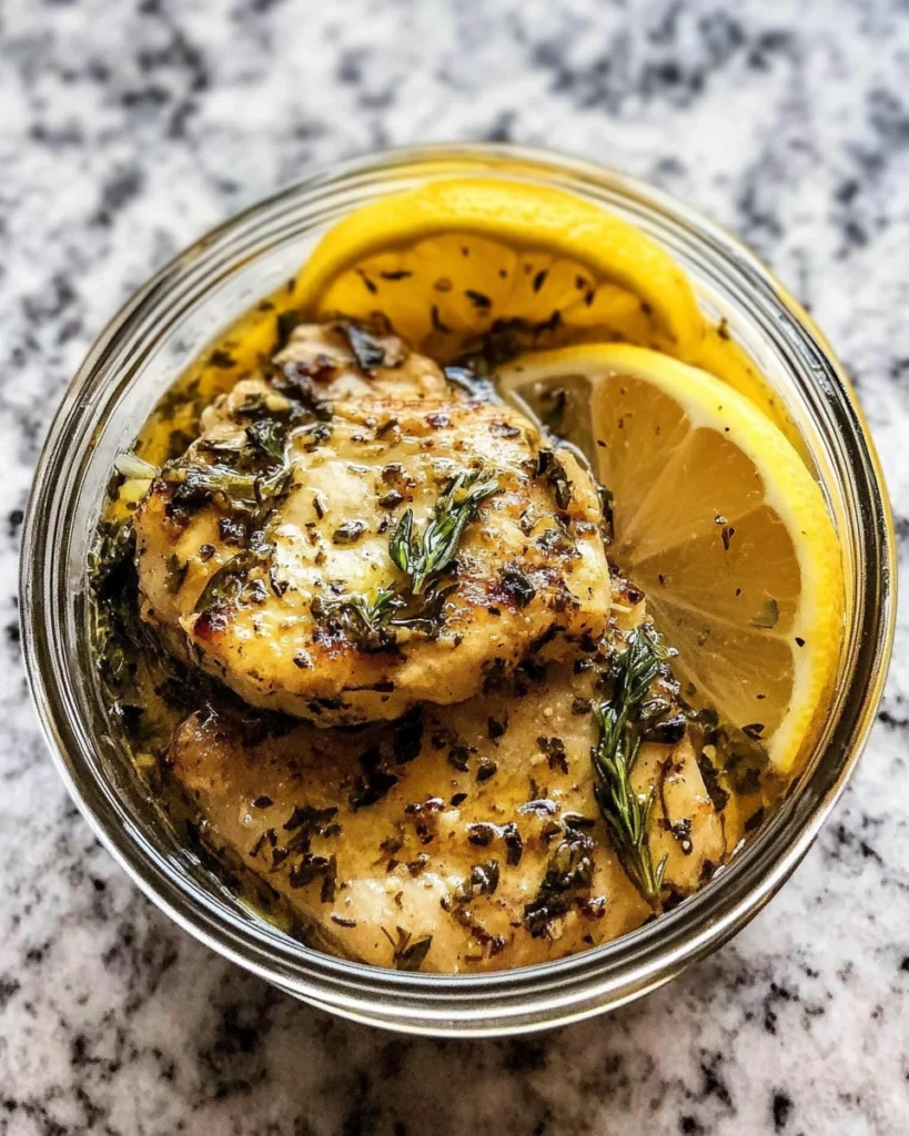 Tuscan Marinade with Lemon, Garlic and Herbs