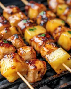 Pineapple Chicken Kabob Marinade